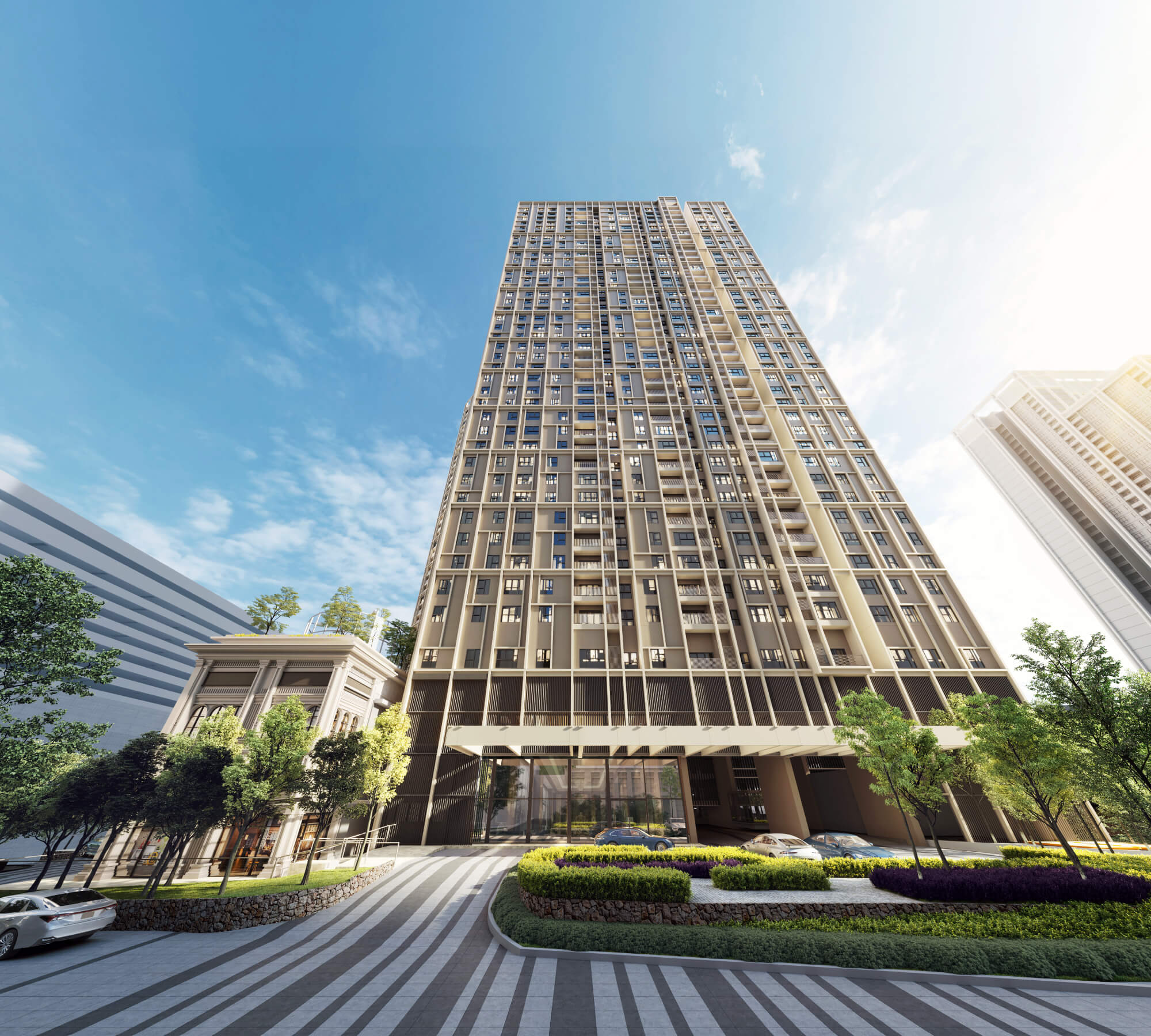 The Aldenz Central Park Damansara exterior view by EXSIM