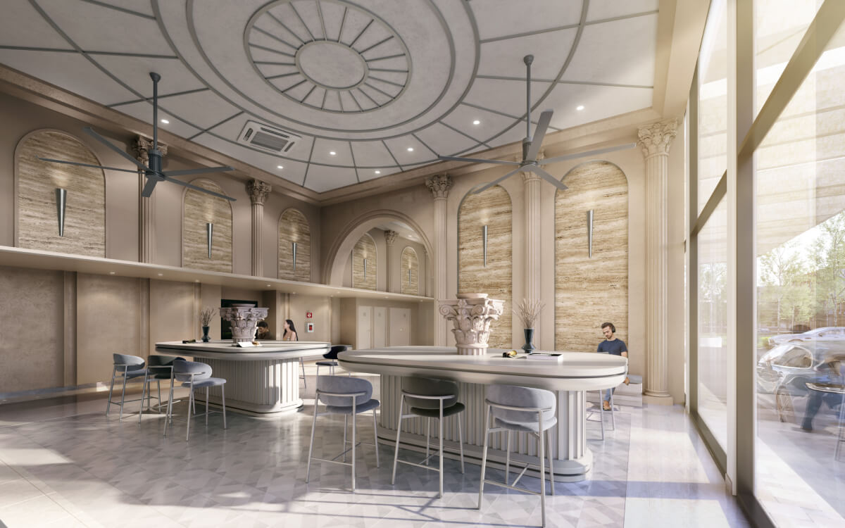 Co-Working Lounge at The Aldenz